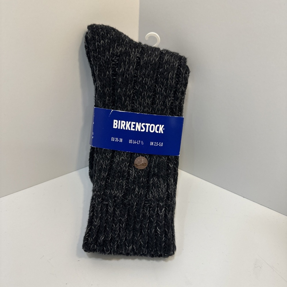 Birkenstock Woman's Sydney Boot Socks Large Anthracite